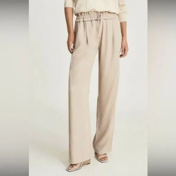 REISS Odin Relaxed Fit Drawstring Pants Size 12 - Picture 1 of 4